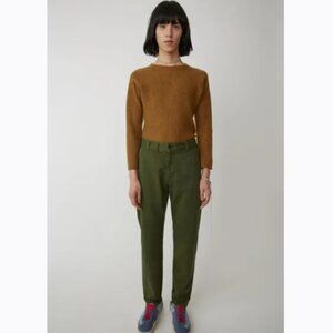Acne Studios Forest Green Chino Trousers